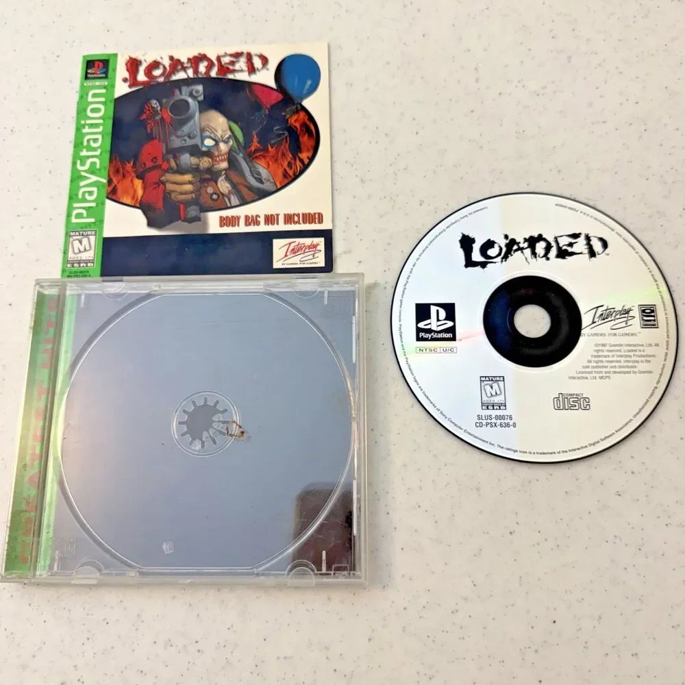 Loaded Sony PlayStation PS1 CIB w/ Reg Card Greatest Hits
